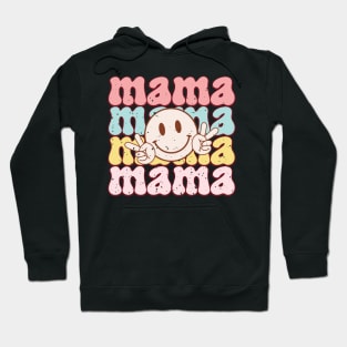 Mama Mama Smiley Face Hoodie